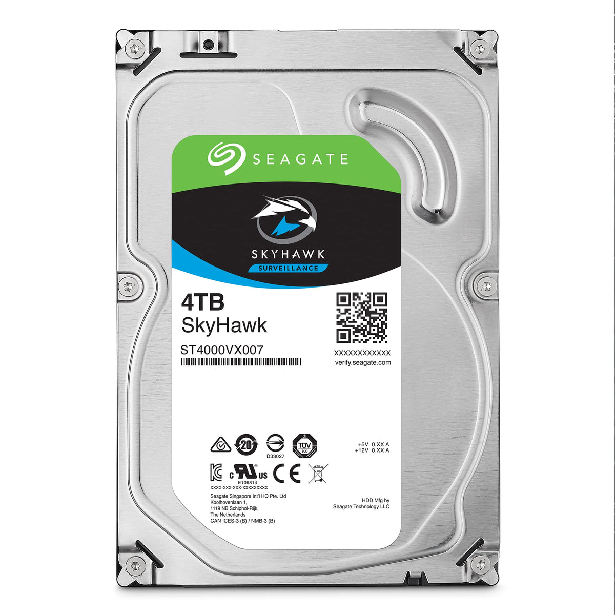 4TB Surveillance SATA 6Gb/s 64MB Cache 3.5-Inch Internal Hard Drive W728