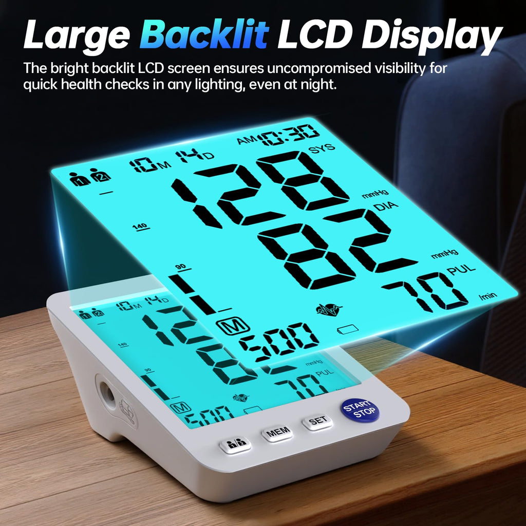 Electronic Blood Pressure Monitor 3 Size Cuffs Z67828