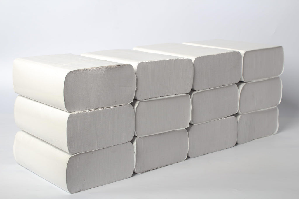 Multifold Paper Towels, Kraft, 334 Sheets X 12 Packs, Recycled Fibers T230354