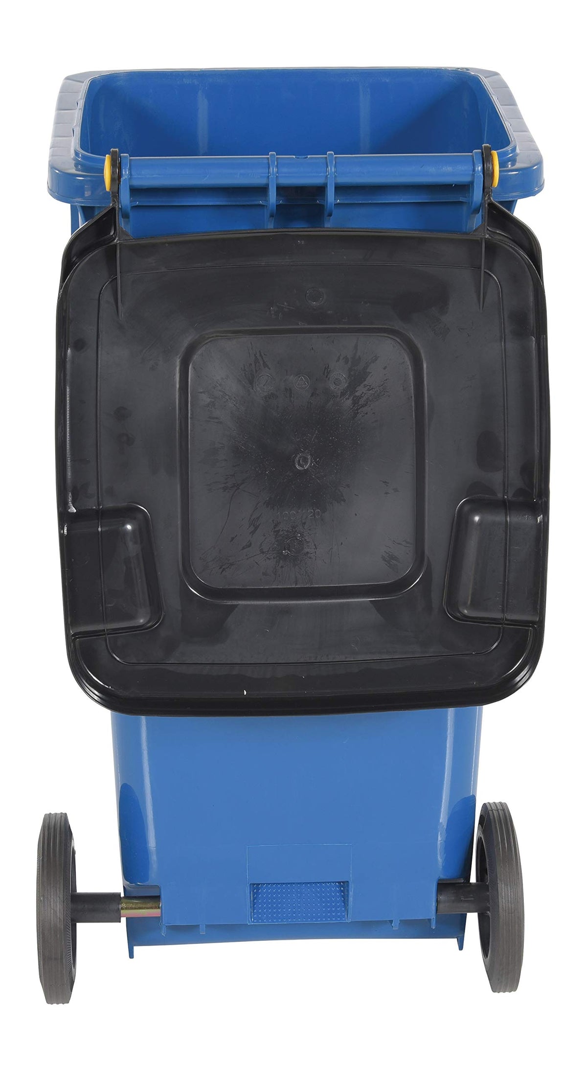 Blue 32 Gallon Polyethylene Trash Can Z86766