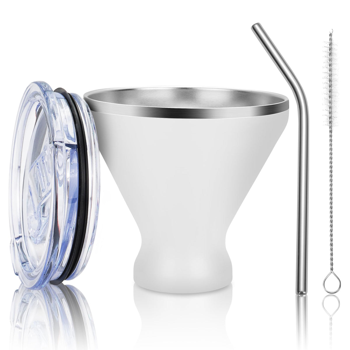 Stemless Insulated Martini Glass Set of 6 X8423