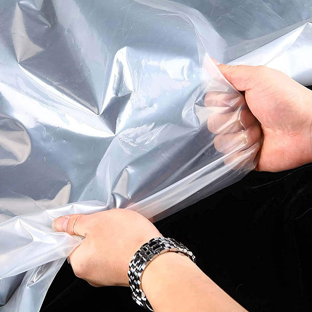 3x3ft Heavy Duty Waterproof Clear Poly Tarp with Grommets R999