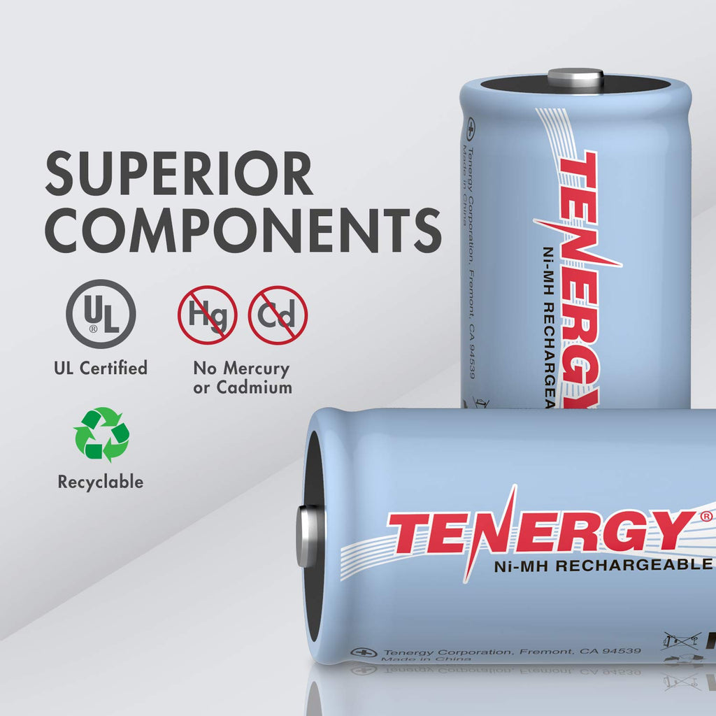 D Size 10000mAh NiMH Rechargeable Battery Q5307