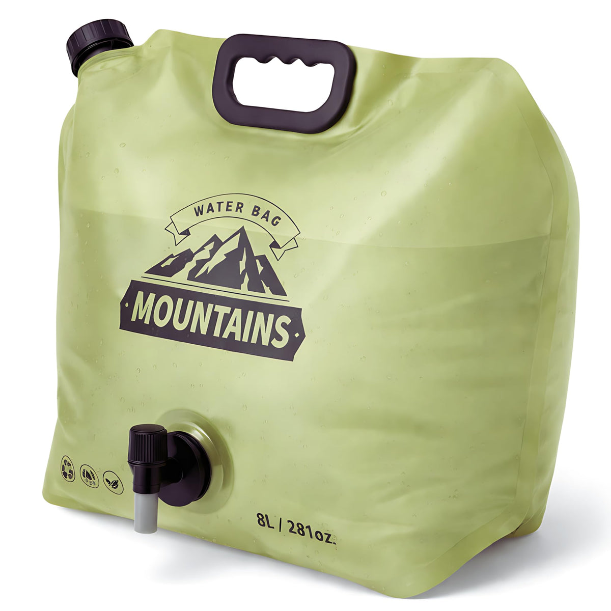 2 Gallon Collapsible Water Container with Spout E6963