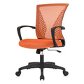 Orange Ergonomic Office Desk Chair with Armrest Y85210
