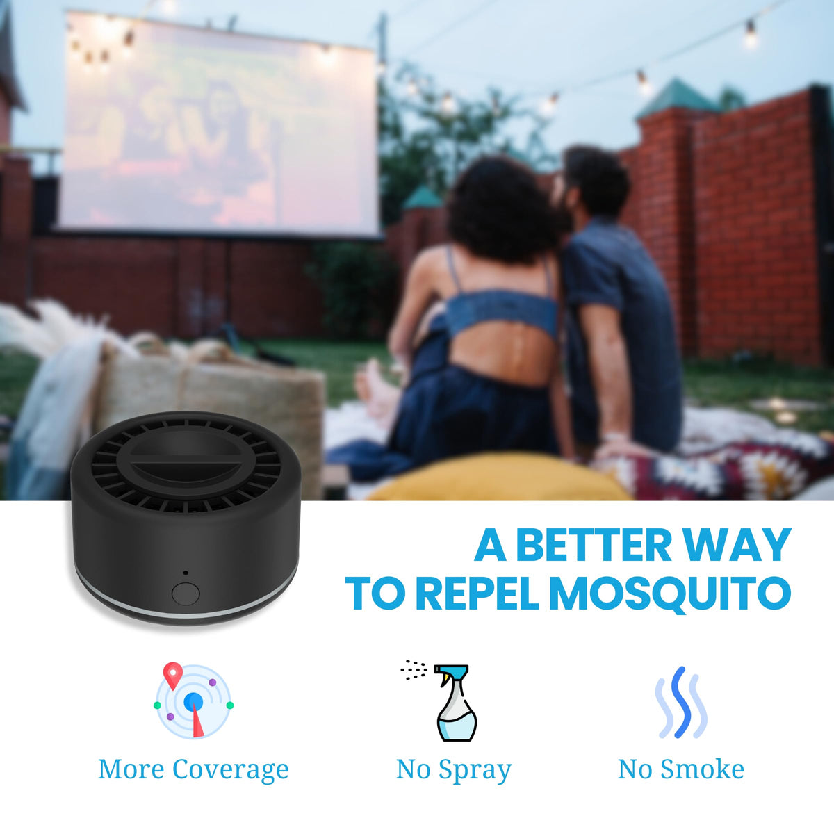 Rechargeable Mosquito Repeller with Refills X38512