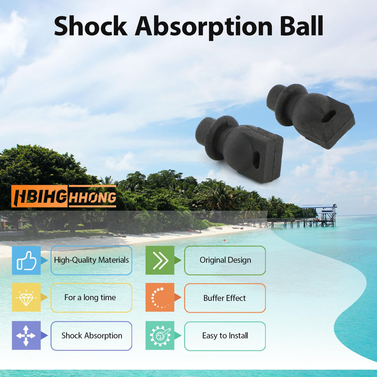 4Pcs Gimbal Shock Absorption Rubber Damper Mounts with Repair Tools K396
