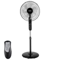 16 inch Oscillating Pedestal Fan, 3-Speed, Black S505