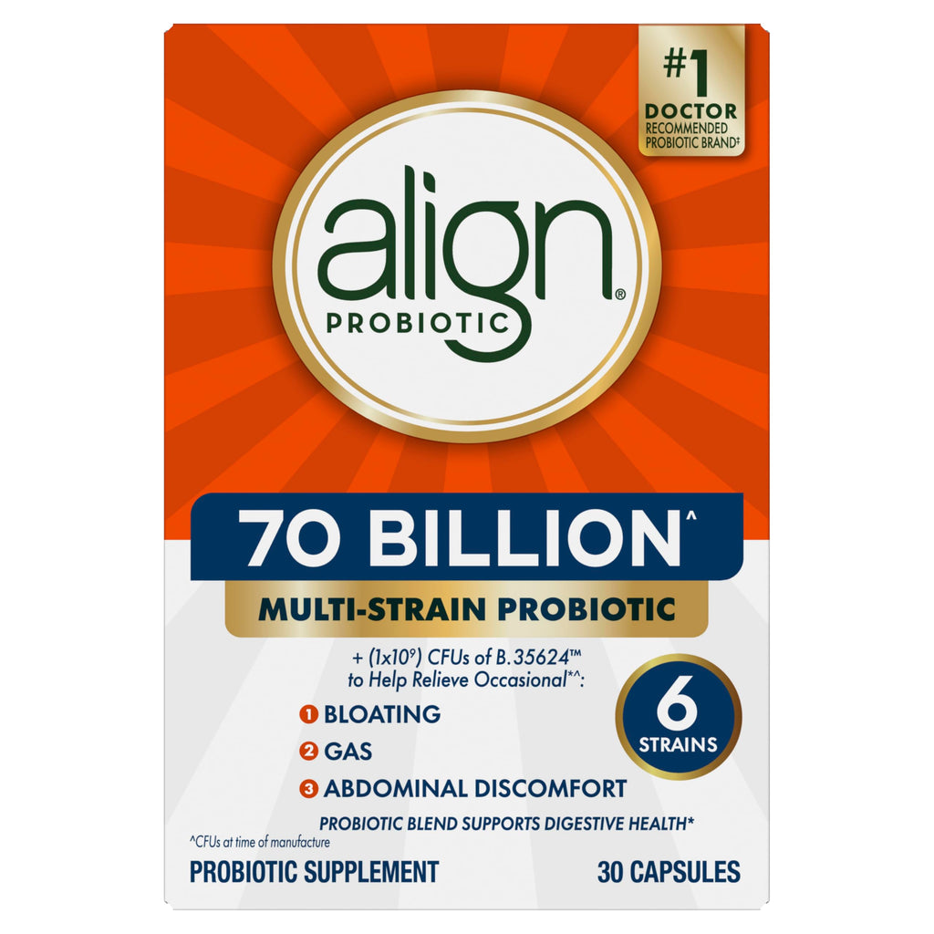 70 Billion CFU 6 Strain Blend Probiotic 30 Capsules R690