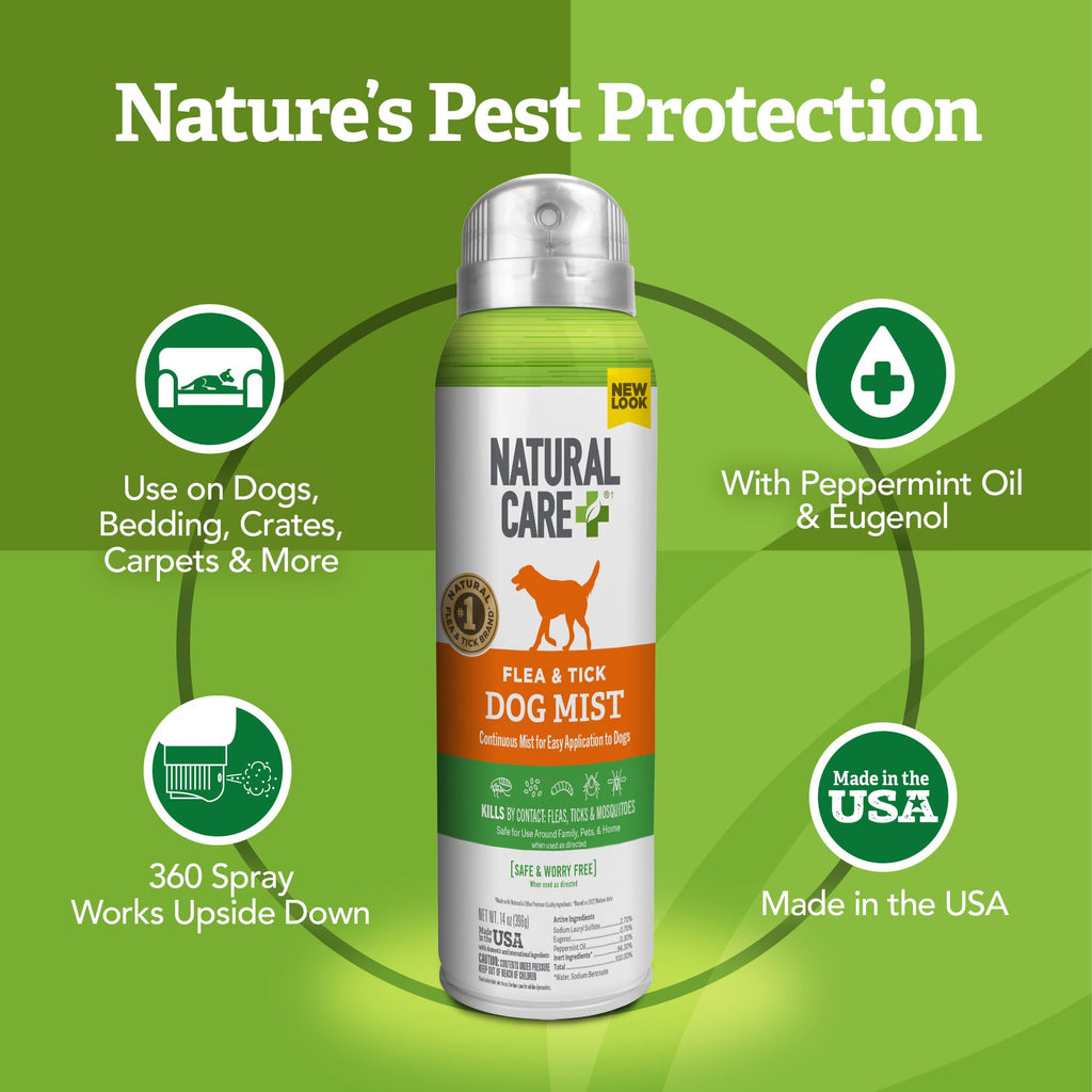 Flea & Tick Spray for Dogs 14oz X719417