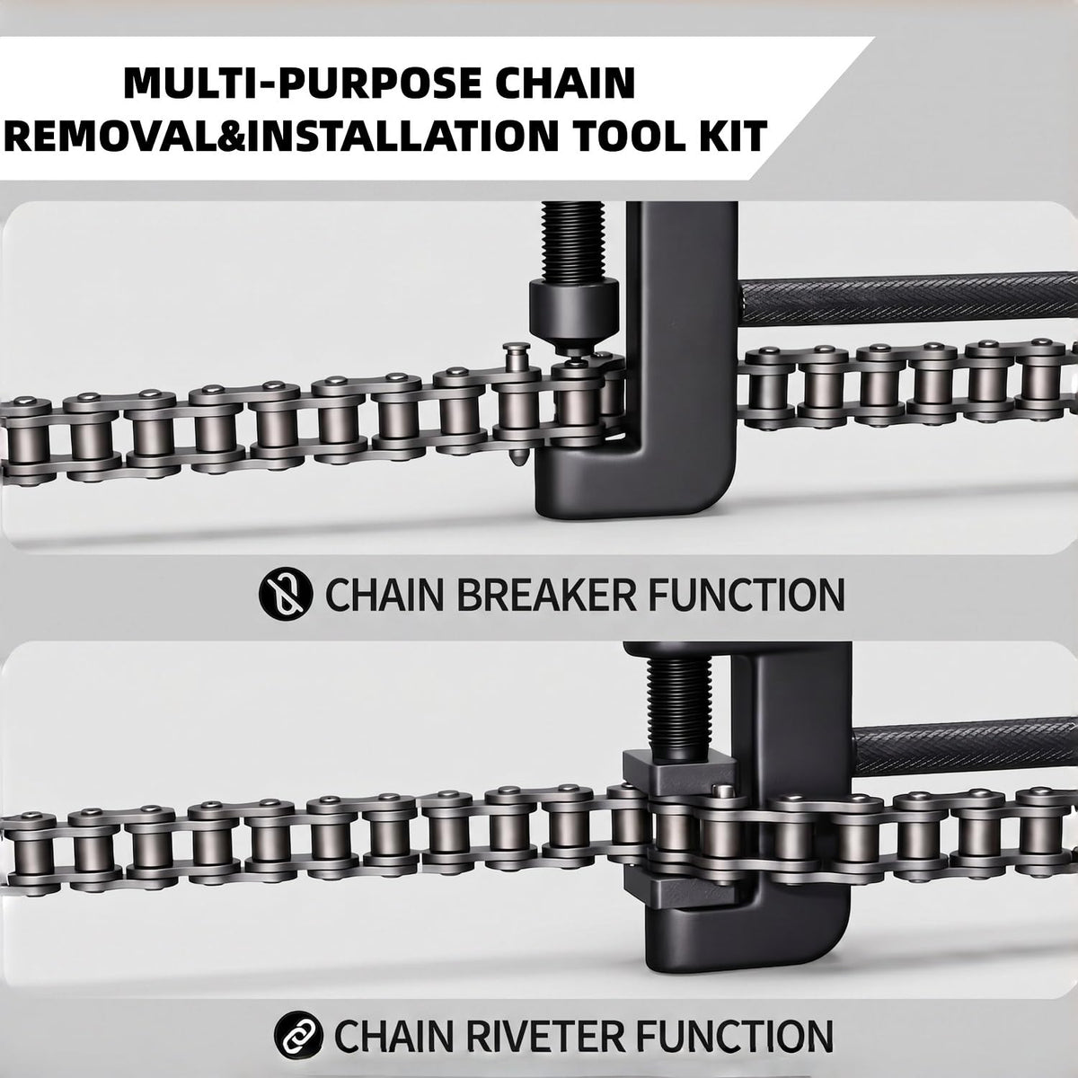 13 Pc Motorcycle Chain Breaker Rivet Tool Kit Q5925