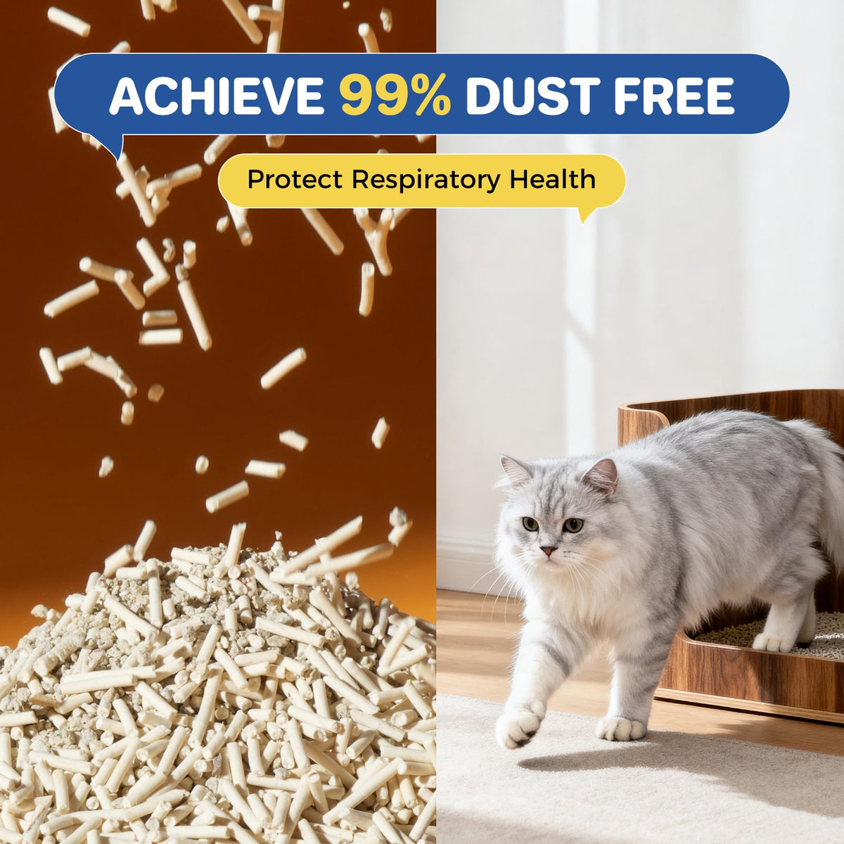 Natural Clumping Cat Litter 36 Pounds E4062
