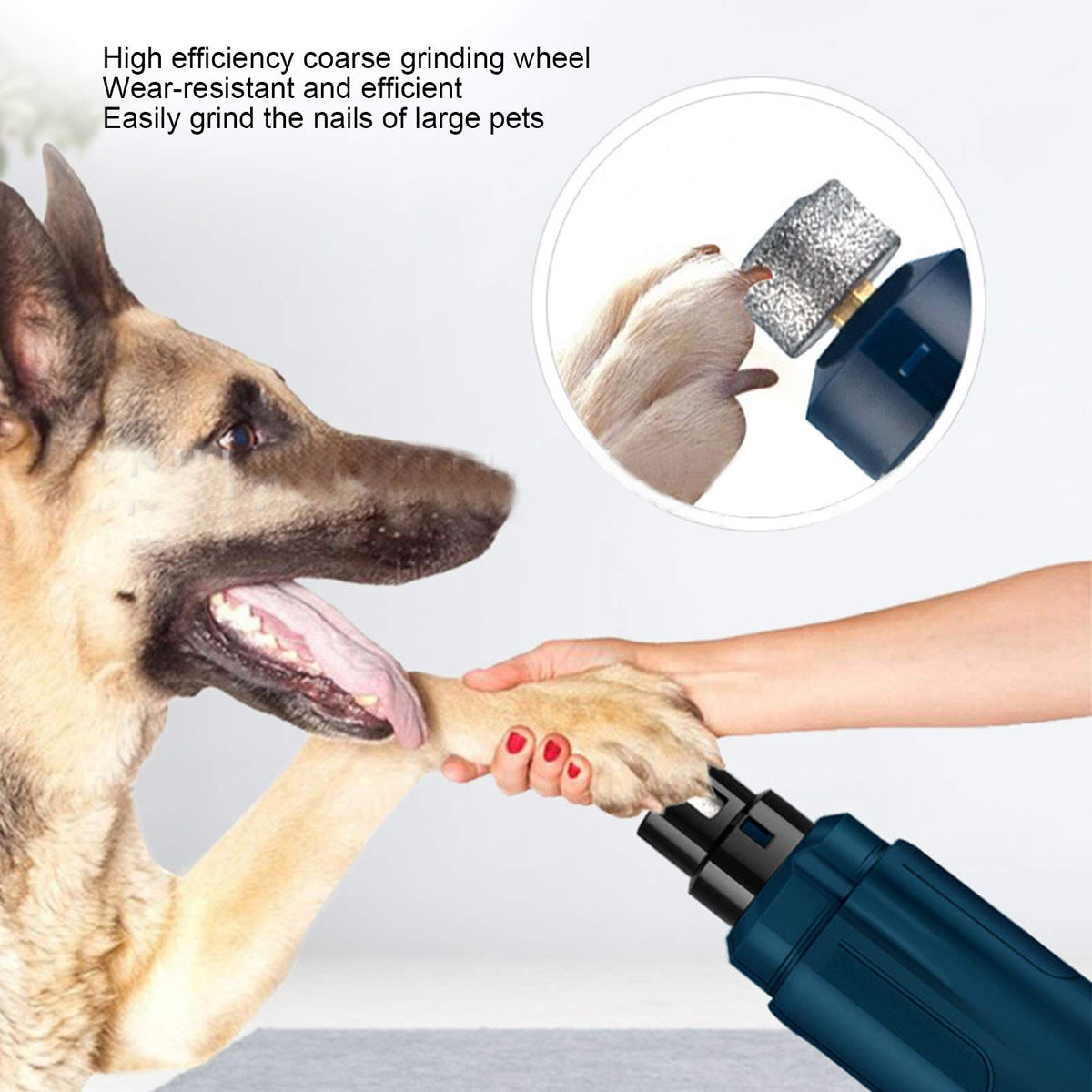 Rechargeable Portable LED Electric Dog Nail Grinder T1365