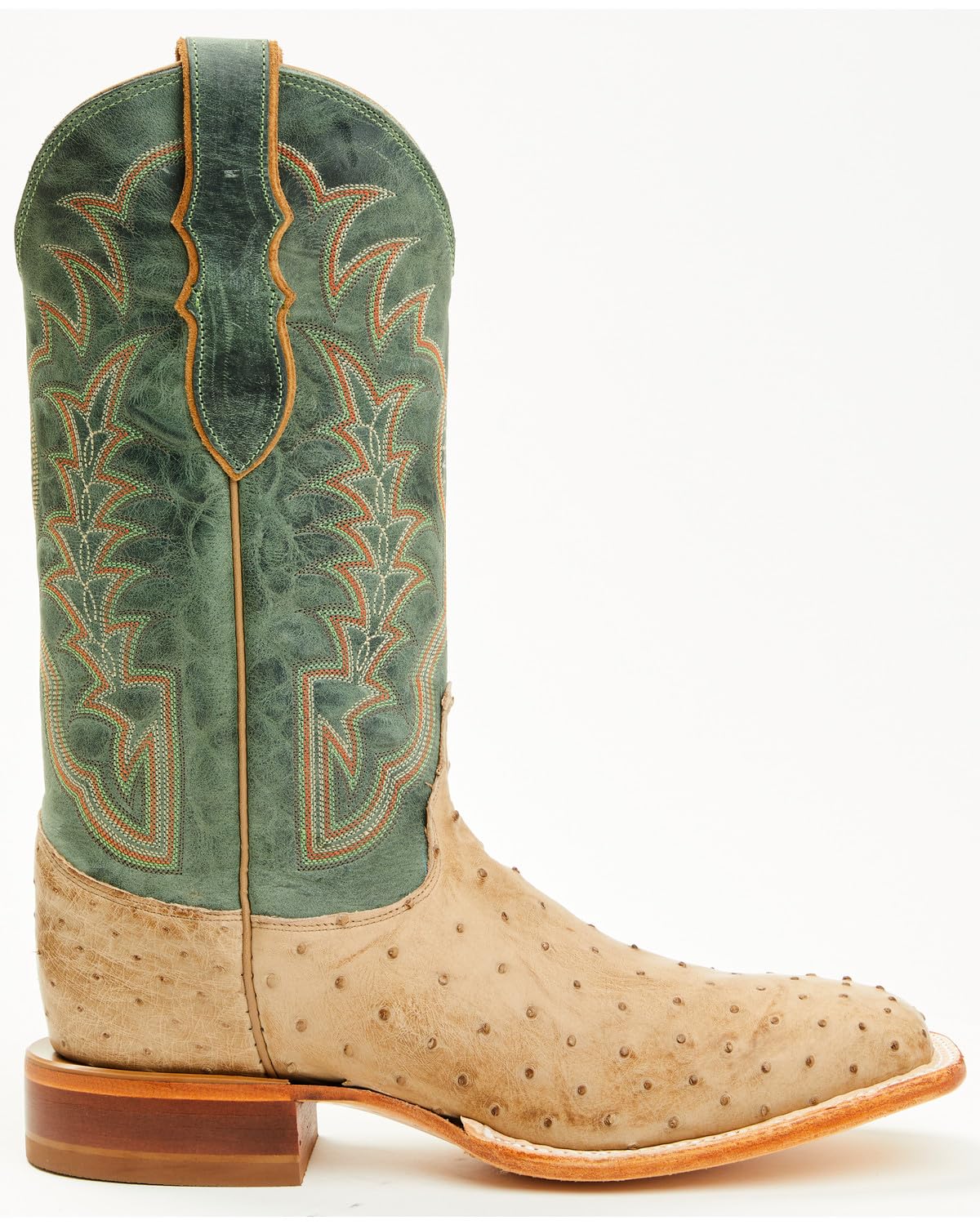 Men's Ostrich Western Boot Broad Square Toe S255932