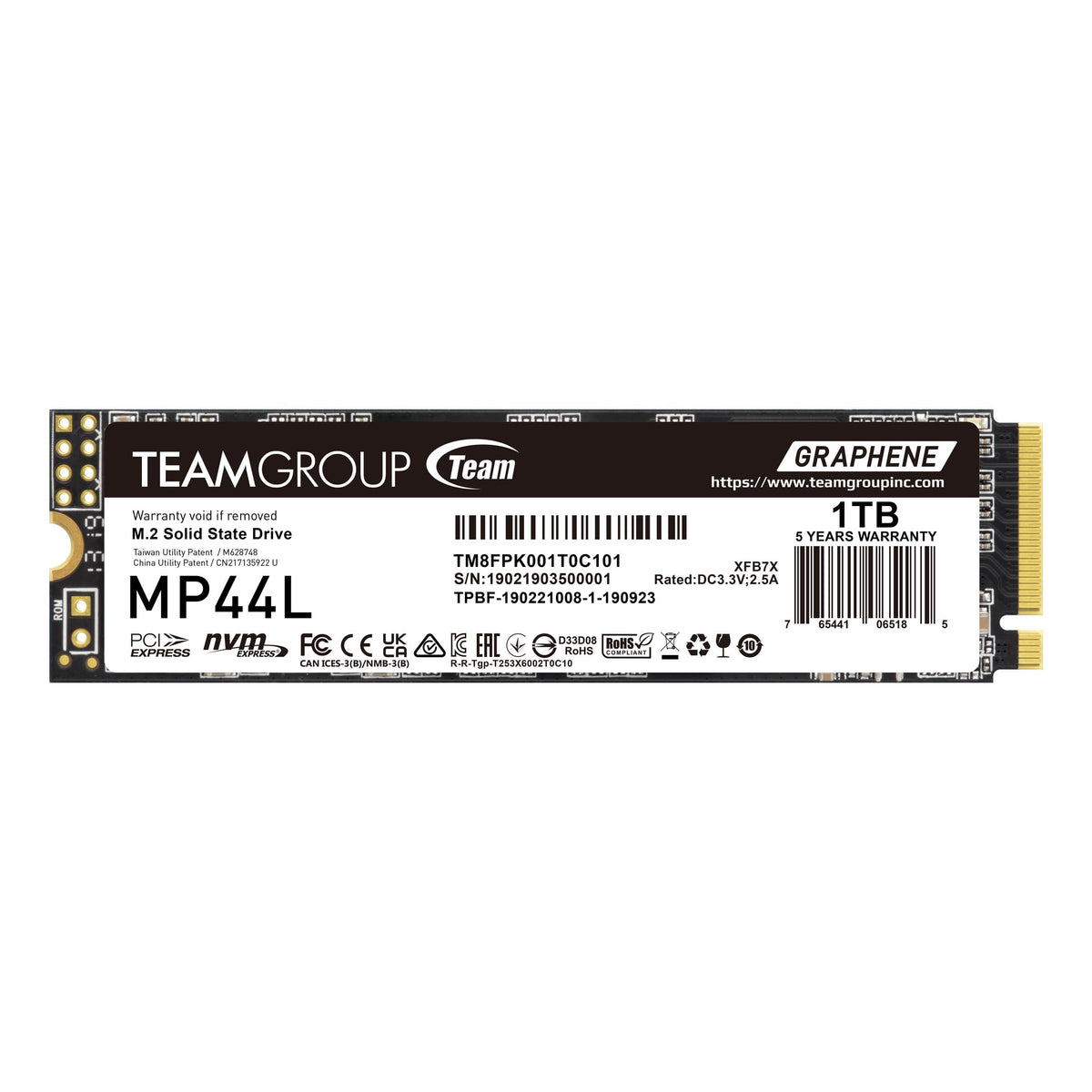 1TB NVMe PCIe Gen 4x4 M.2 2280 SSD G231170