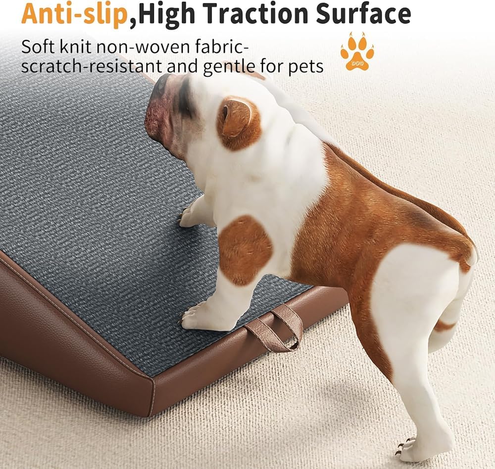 Foldable 2-in-1 Pet Ottoman Dog Safety Ramp O117