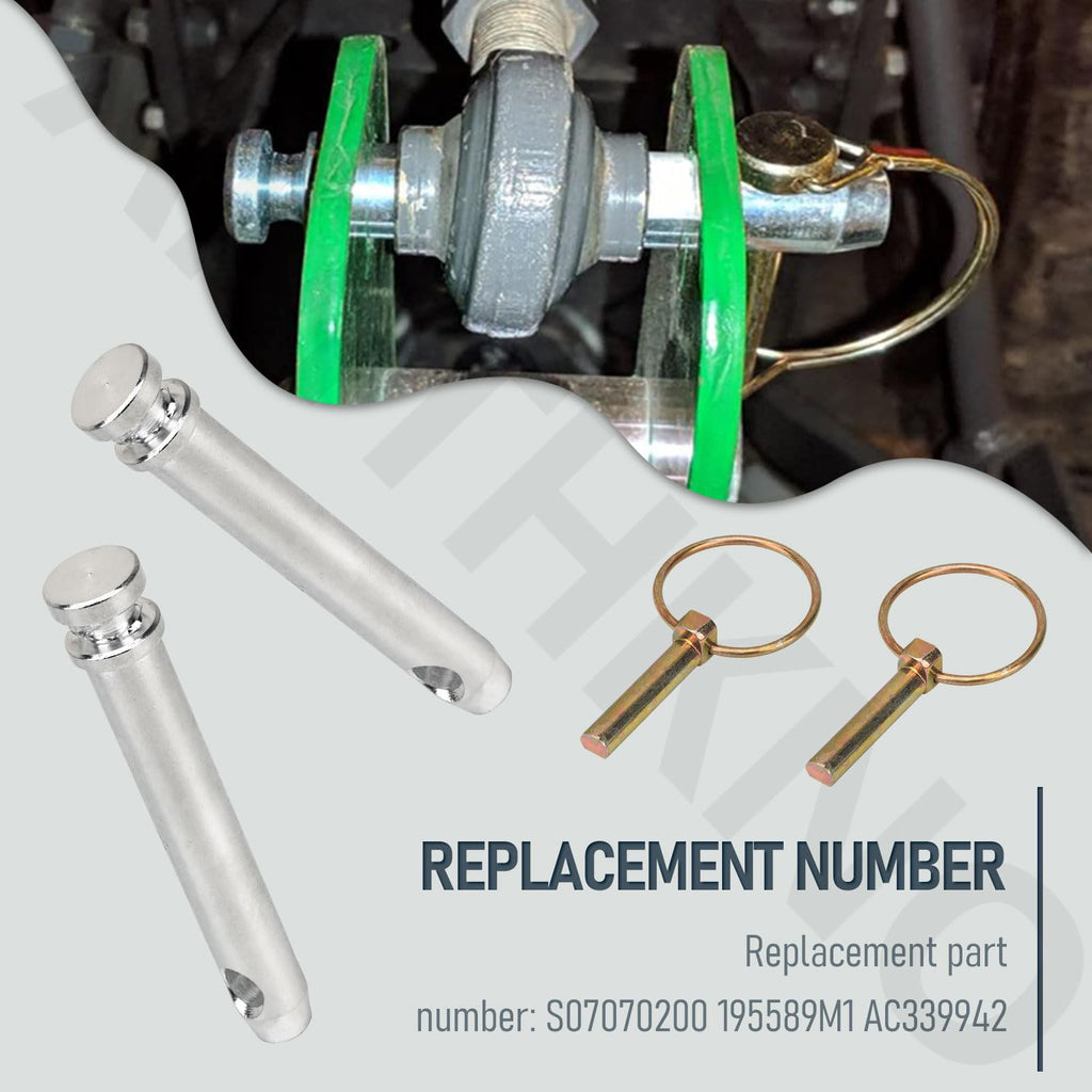 8 Pcs 3/4 in. Hitch Pin Accessories for Category 1 Tractors H486