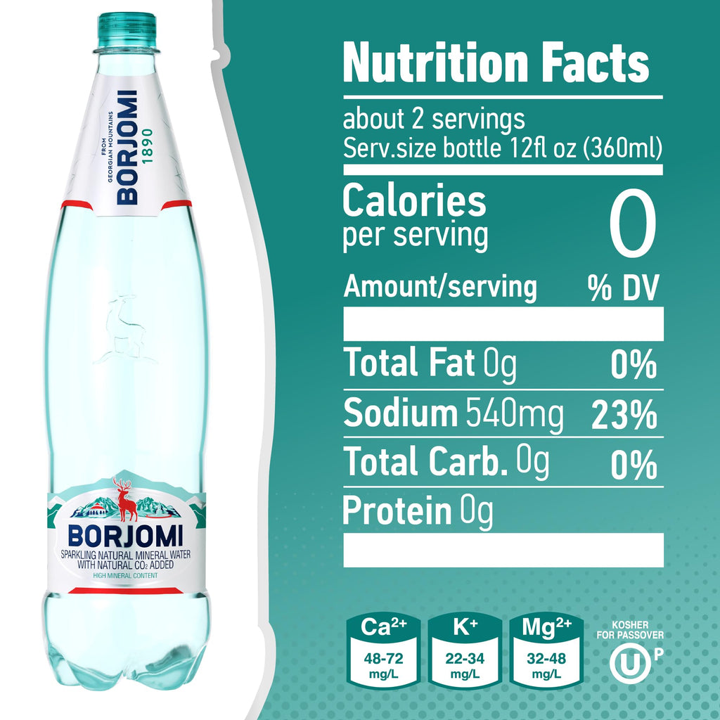 Sparkling Mineral Water 33.8 oz 6 Pack A403