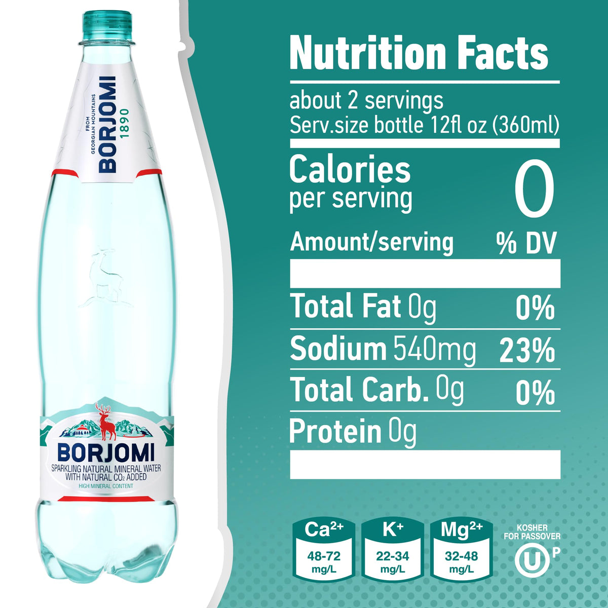 Sparkling Mineral Water 33.8 oz 6 Pack A403
