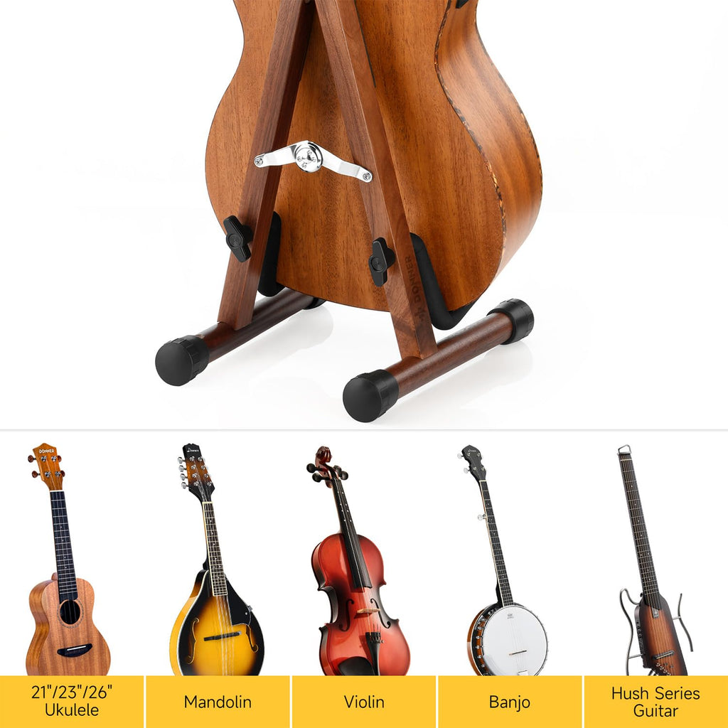 Wood Ukulele Stand Folding Floor Stand N2694