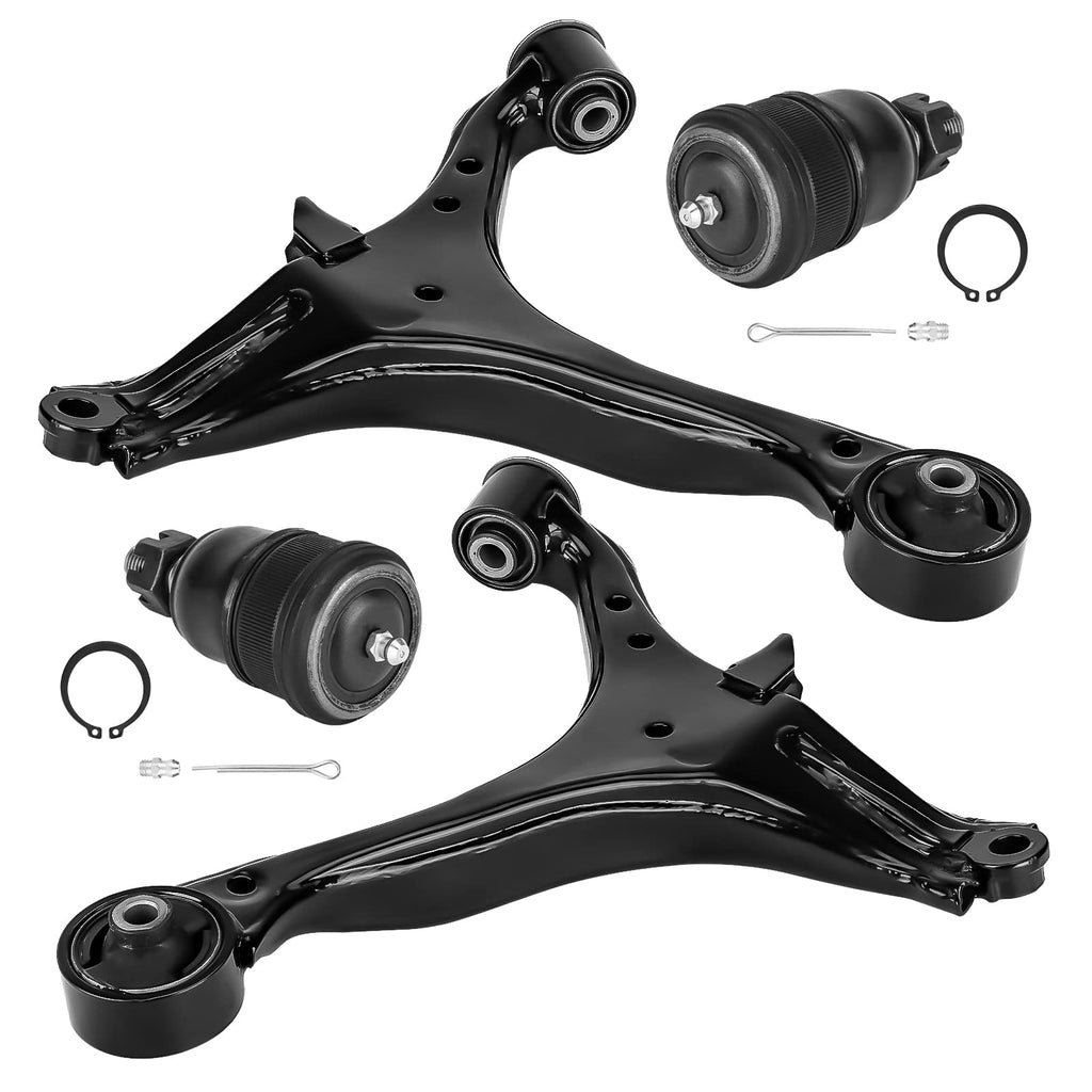 Front Lower Control Arm Suspension Kit with Ball Joints Sway Bars Outer Tie Rods 8pcs W3868