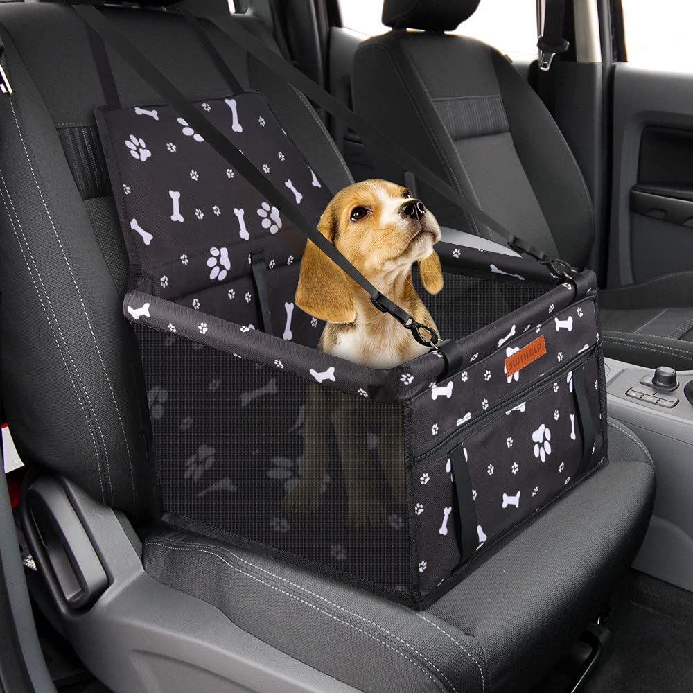 Portable Pet Booster Car Seat with Safety Leash D836746