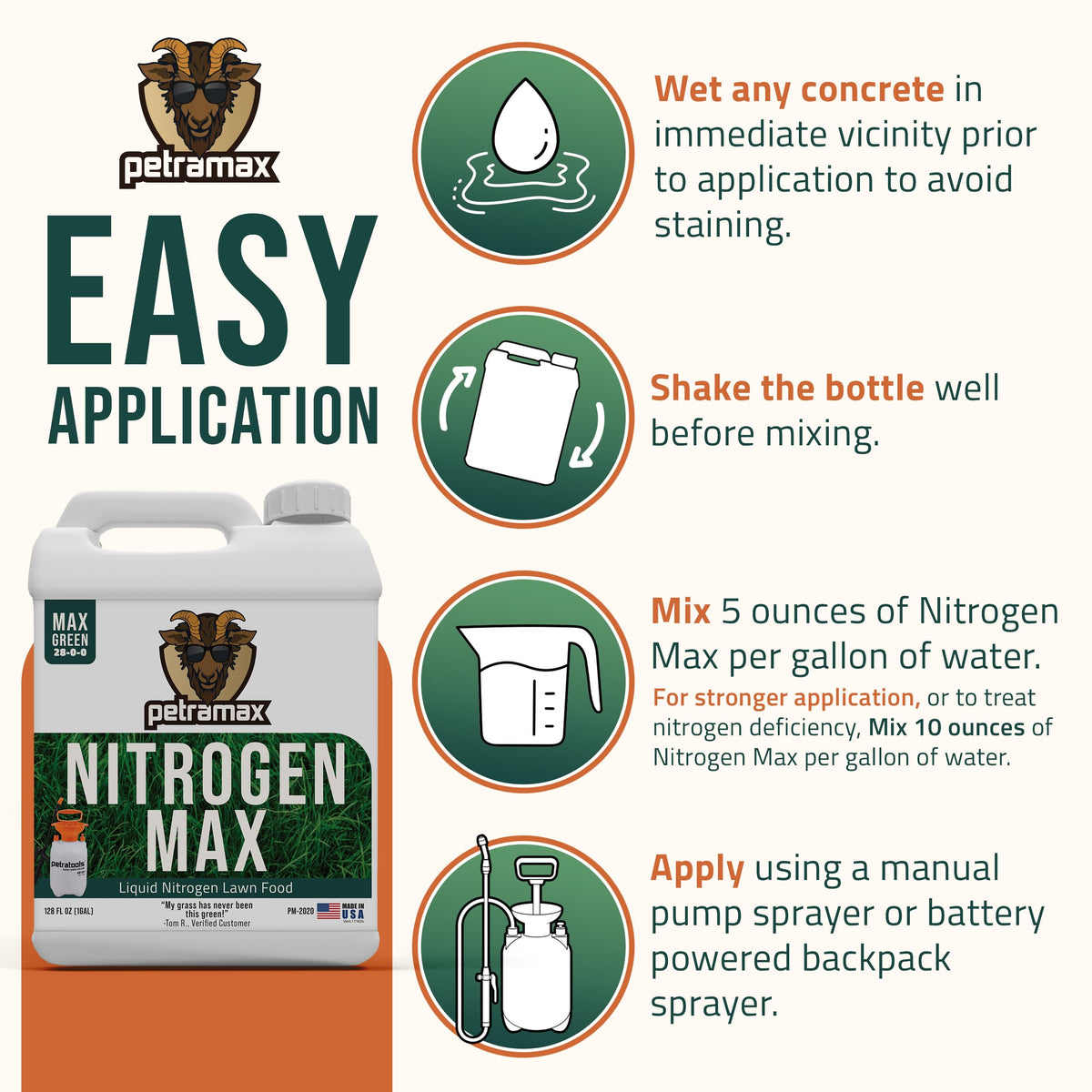 1 Gallon 28-0-0 Liquid Nitrogen Fertilizer V459