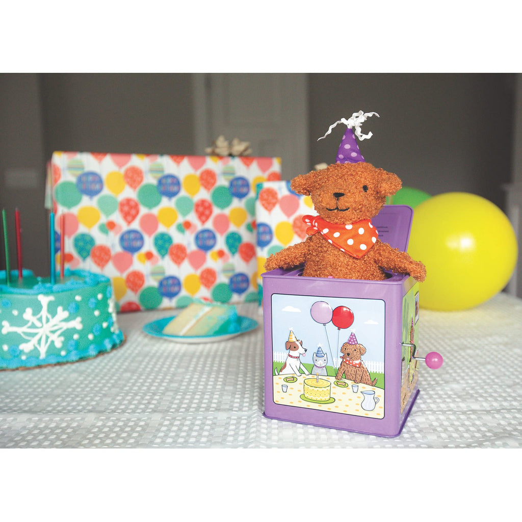 Birthday Puppy Jack-in-the-Box Toy Q392734