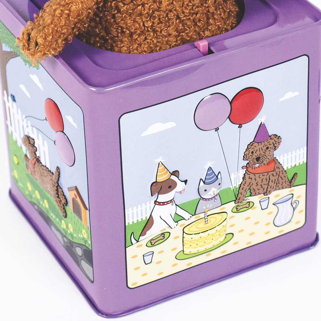 Birthday Puppy Jack-in-the-Box Toy Q392734