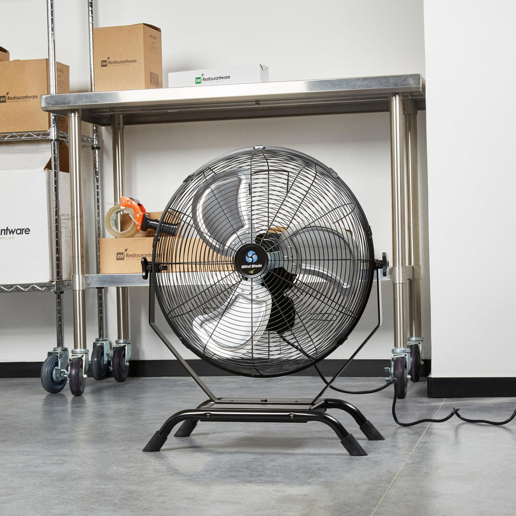 24 Inch Steel Floor and Wall-Mount Misting Fan U221004