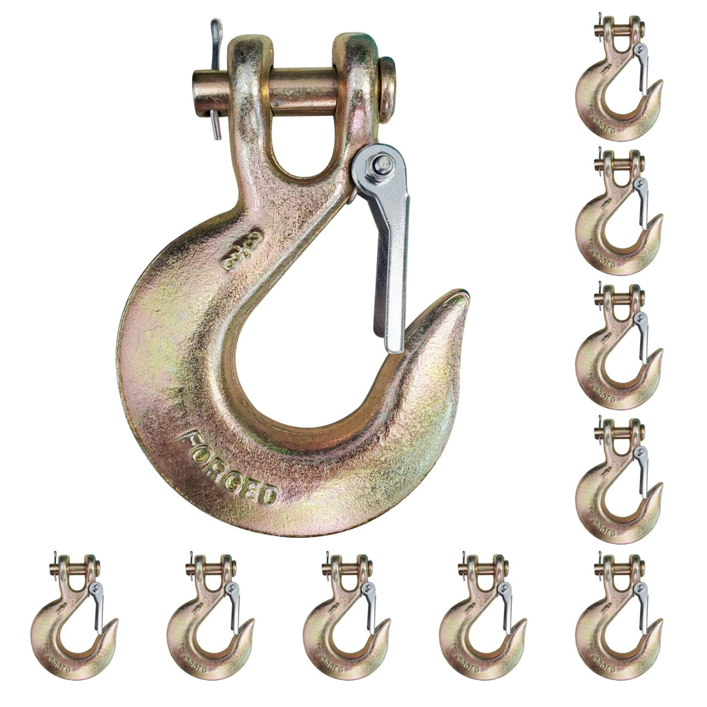 G70 Forged Slip Hooks 3/8" Clevis 6,600 Lbs WLL T492