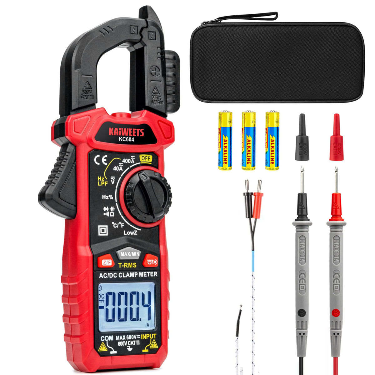 Digital Clamp Meter Multimeter with D-Shaped Jaw S892