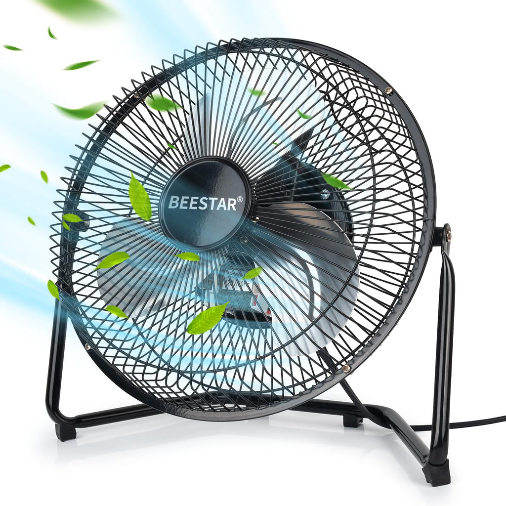 9 Inch Portable Metal Floor Fan S325