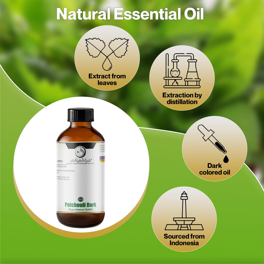 4 oz Dark Patchouli Essential Oil O326