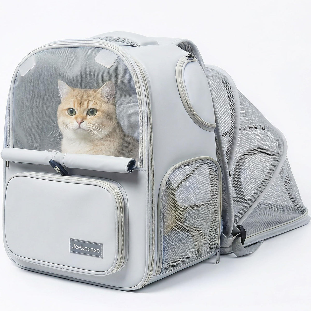 Expandable Breathable Mesh Cat Backpack Carrier M593908