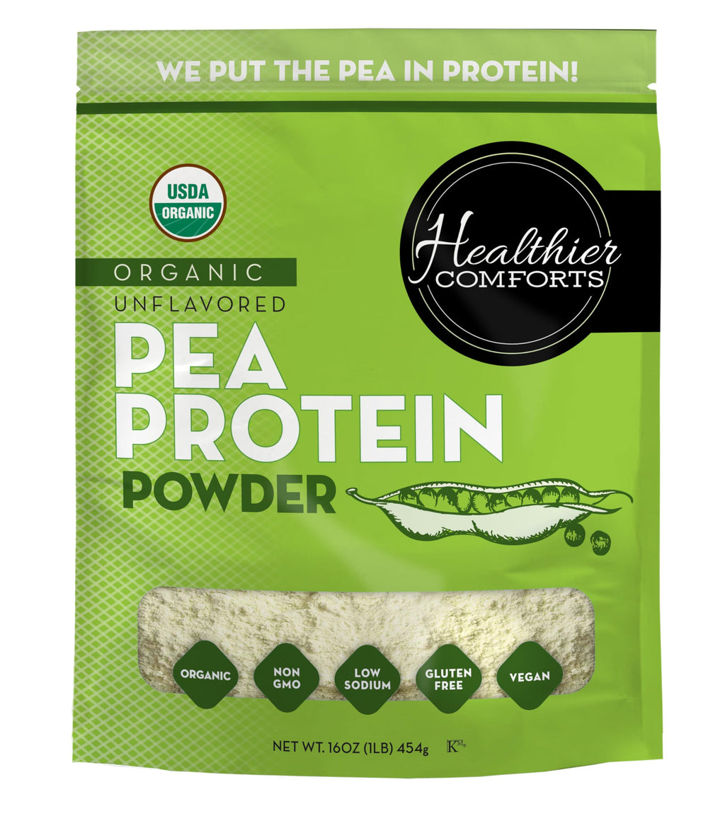 Organic Unflavored Pea Protein Powder 1 lb V2702