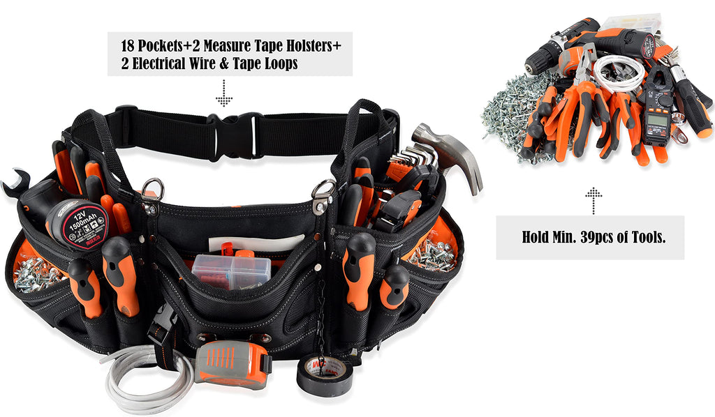 Heavy-Duty 18-Pocket Tool Belt I622033