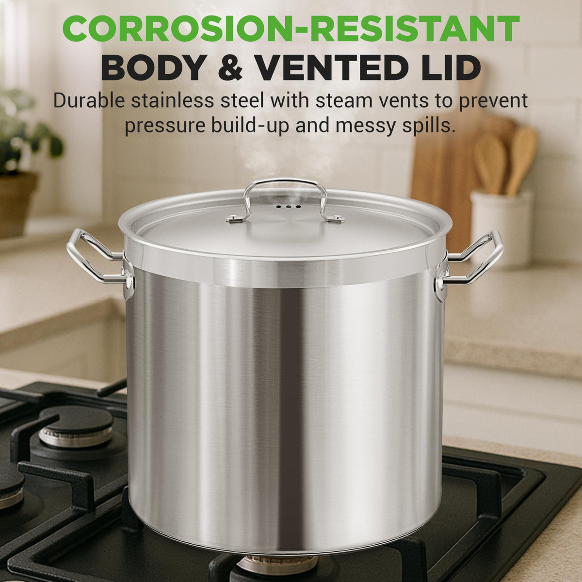 40 Quart Stainless Steel Stockpot P965