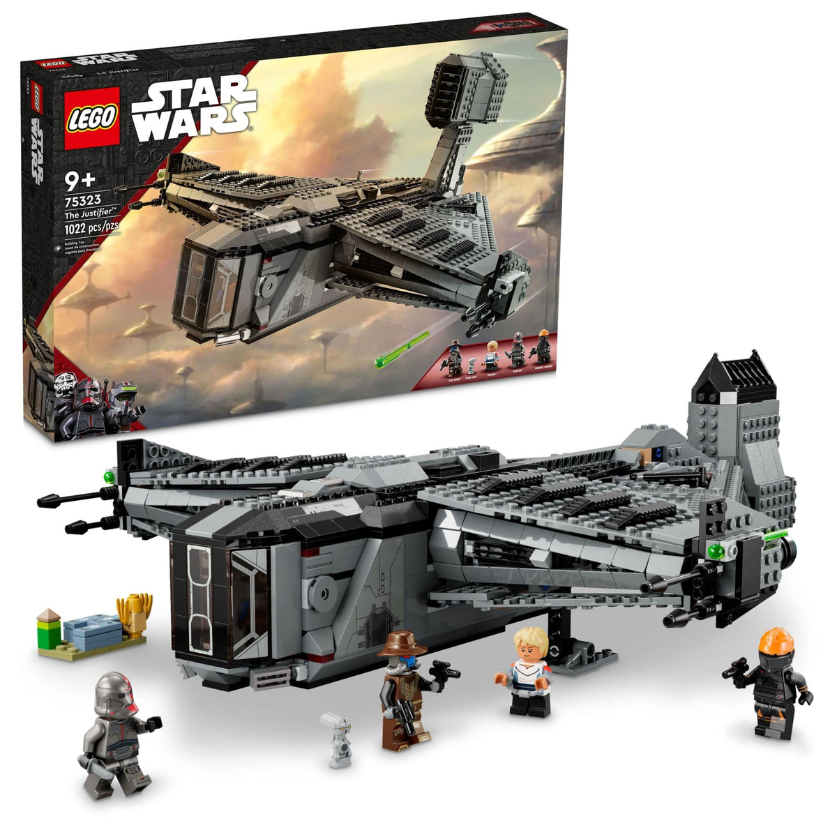 Buildable Toy Starship with Minifigure and Droid Figure P767