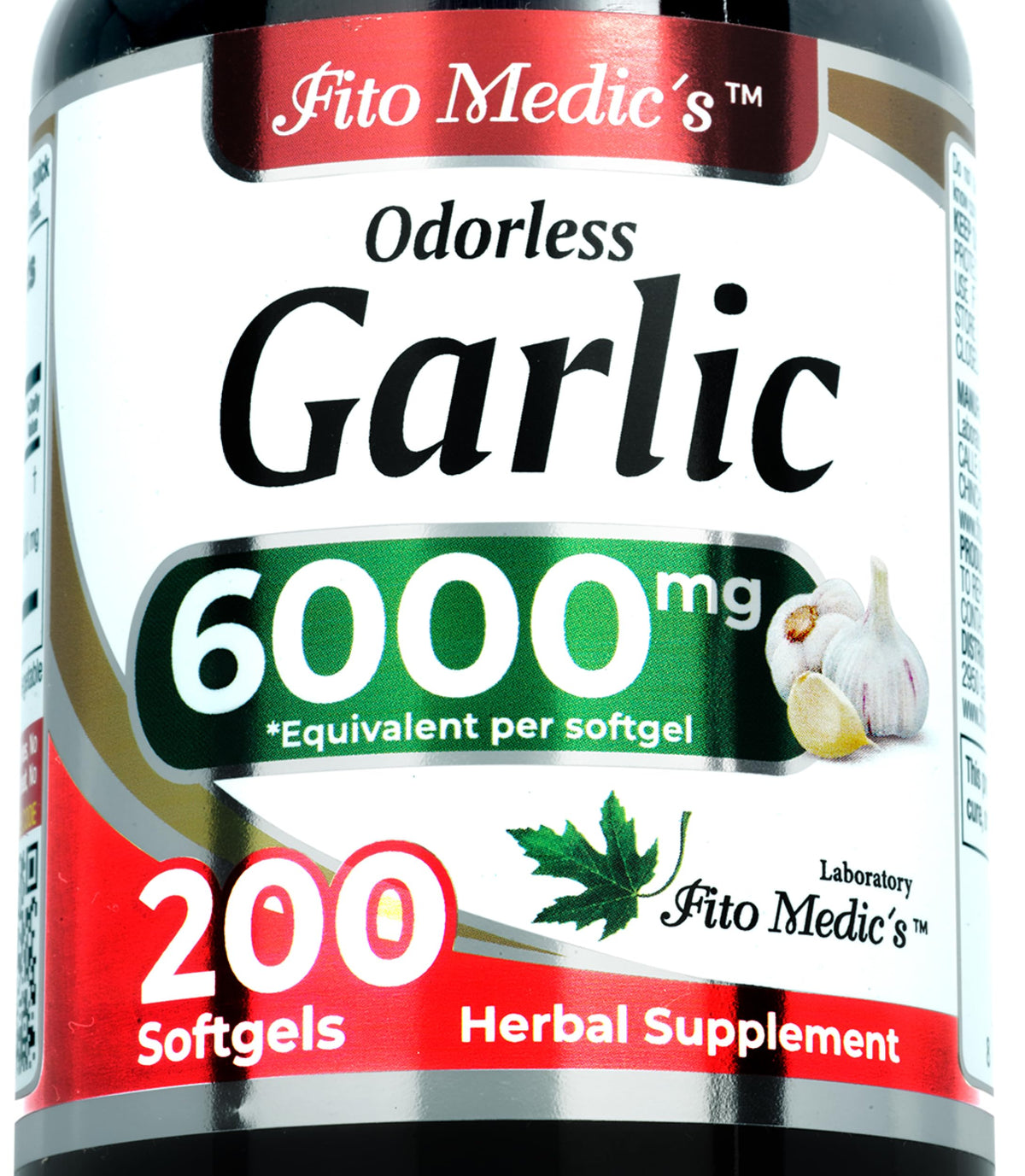 Garlic Supplements 200 Softgels B627143