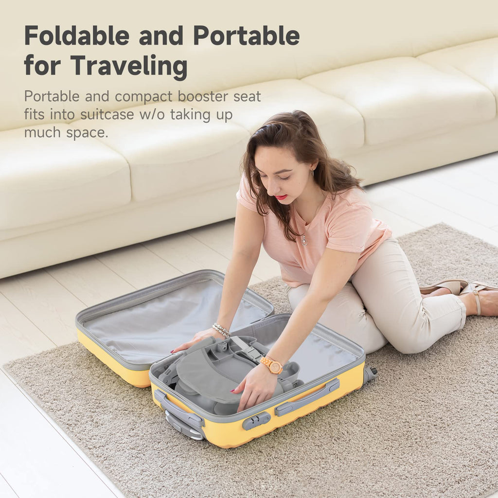 Foldable Baby High Chair Booster Seat with Removable Tray F2783