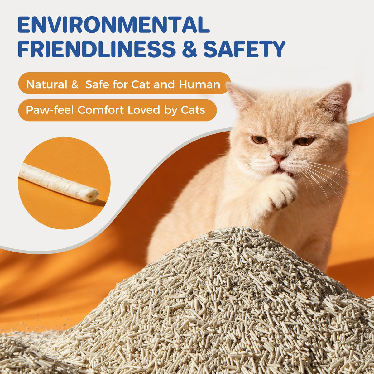 Natural Clumping Cat Litter 36 Pounds E4062