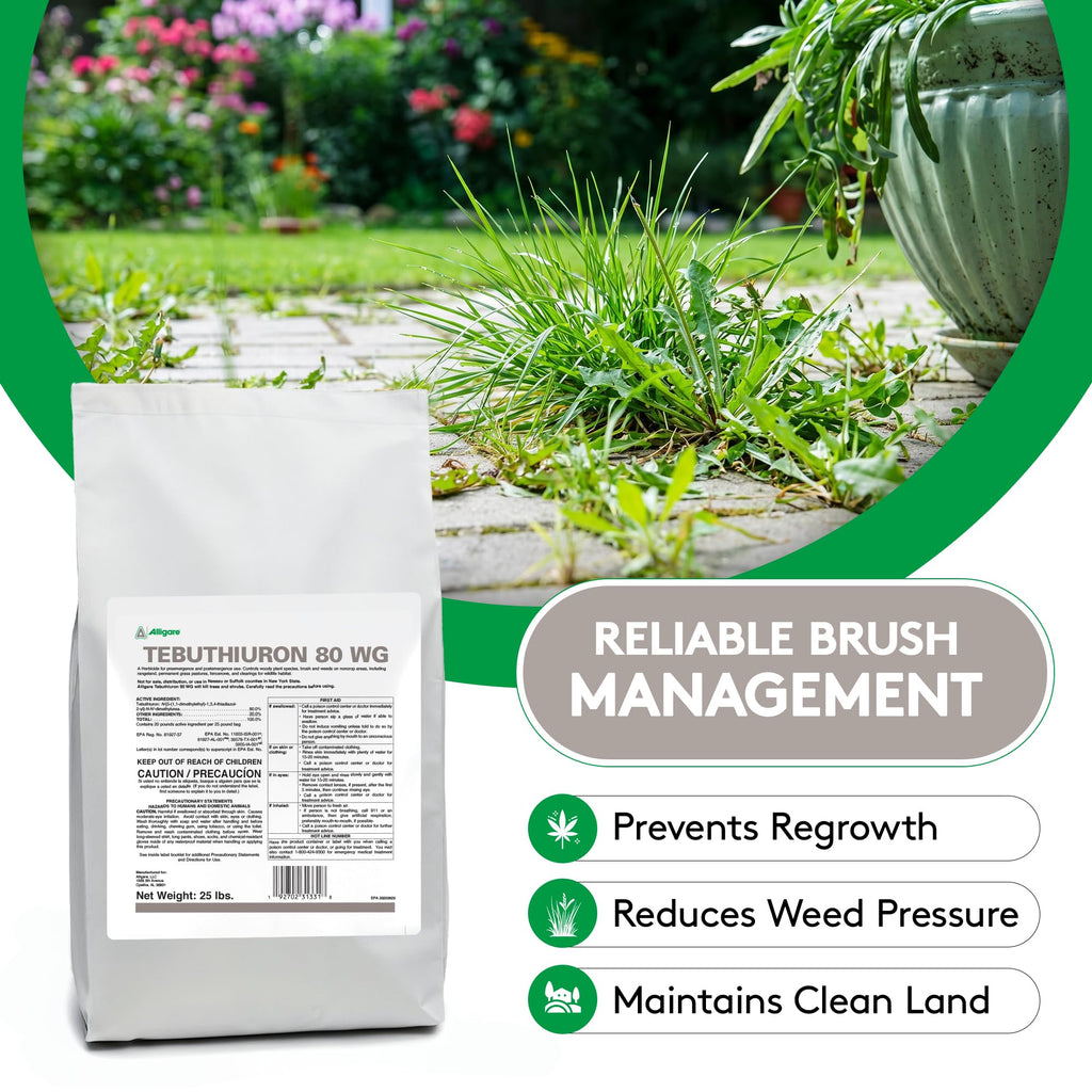 Tebuthiuron 80 WG Granular Herbicide Weed Killer 25 lb P721