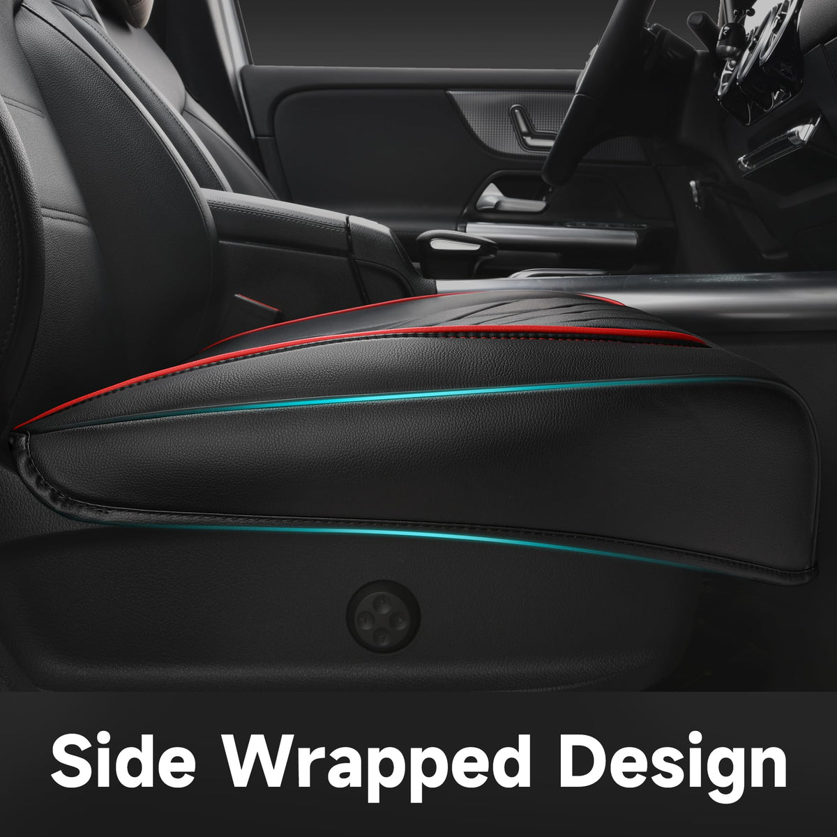 2 Pack Leather Front Car Seat Covers U832055