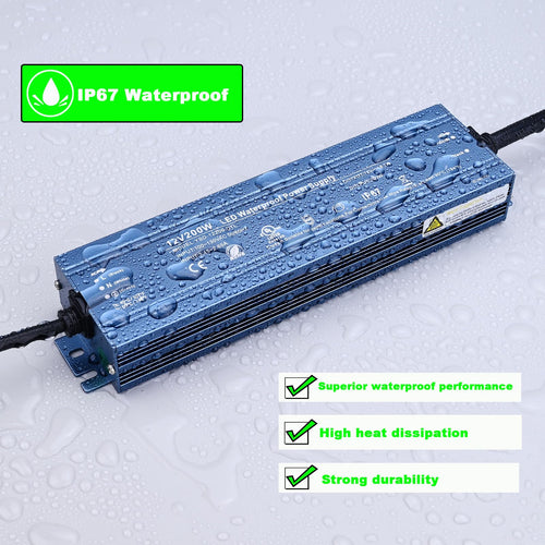 12V 200W IP67 Waterproof LED Driver P275507