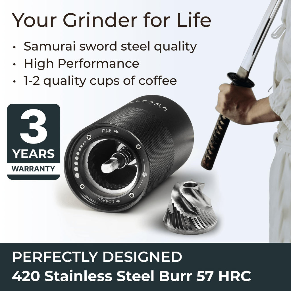 Manual Adjustable Conical Burr Coffee Grinder F77961