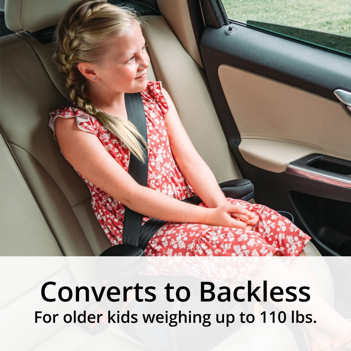 2-in-1 Belt-Positioning Booster Car Seat T517