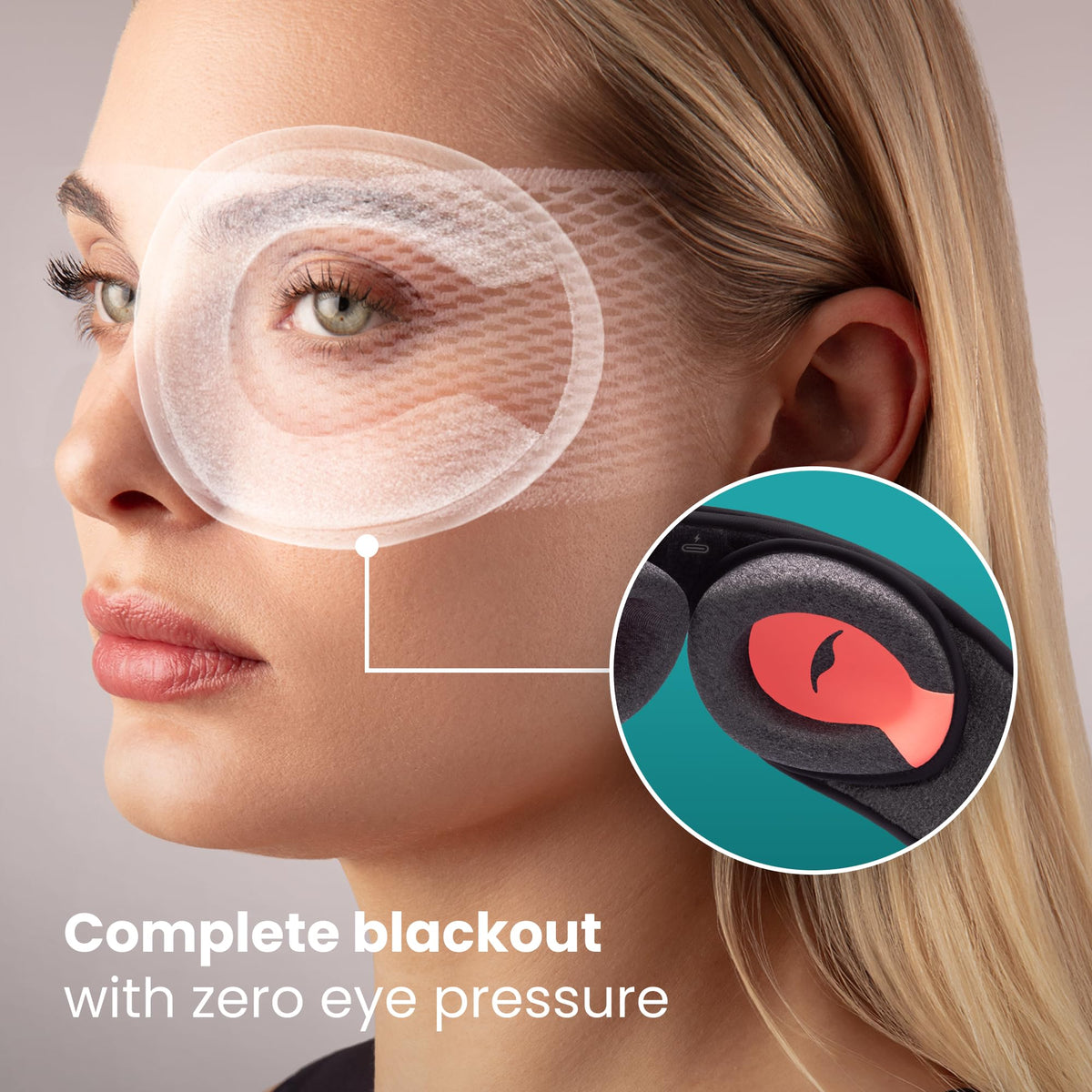 Sleep Mask with 24-Hour Battery Life T167209