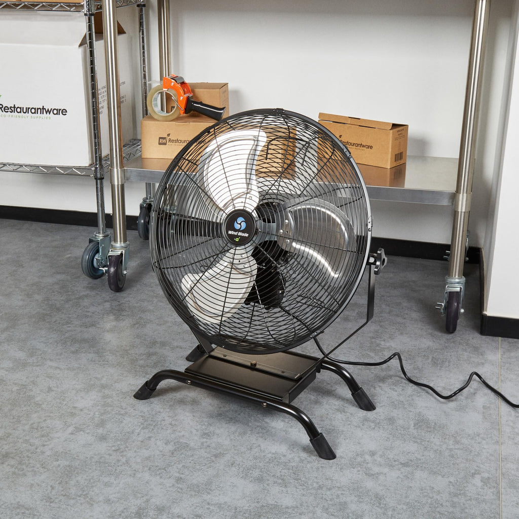 24 Inch Steel Floor and Wall-Mount Misting Fan U221004