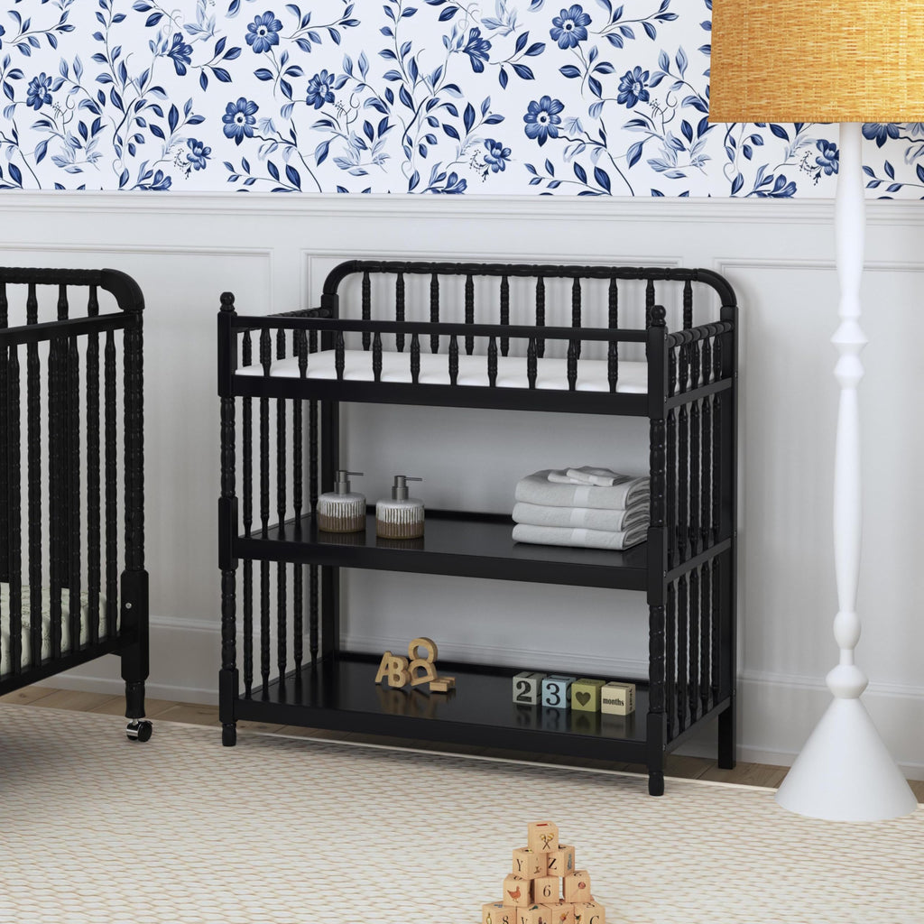 Changing Table with Pad in Ebony Y7847